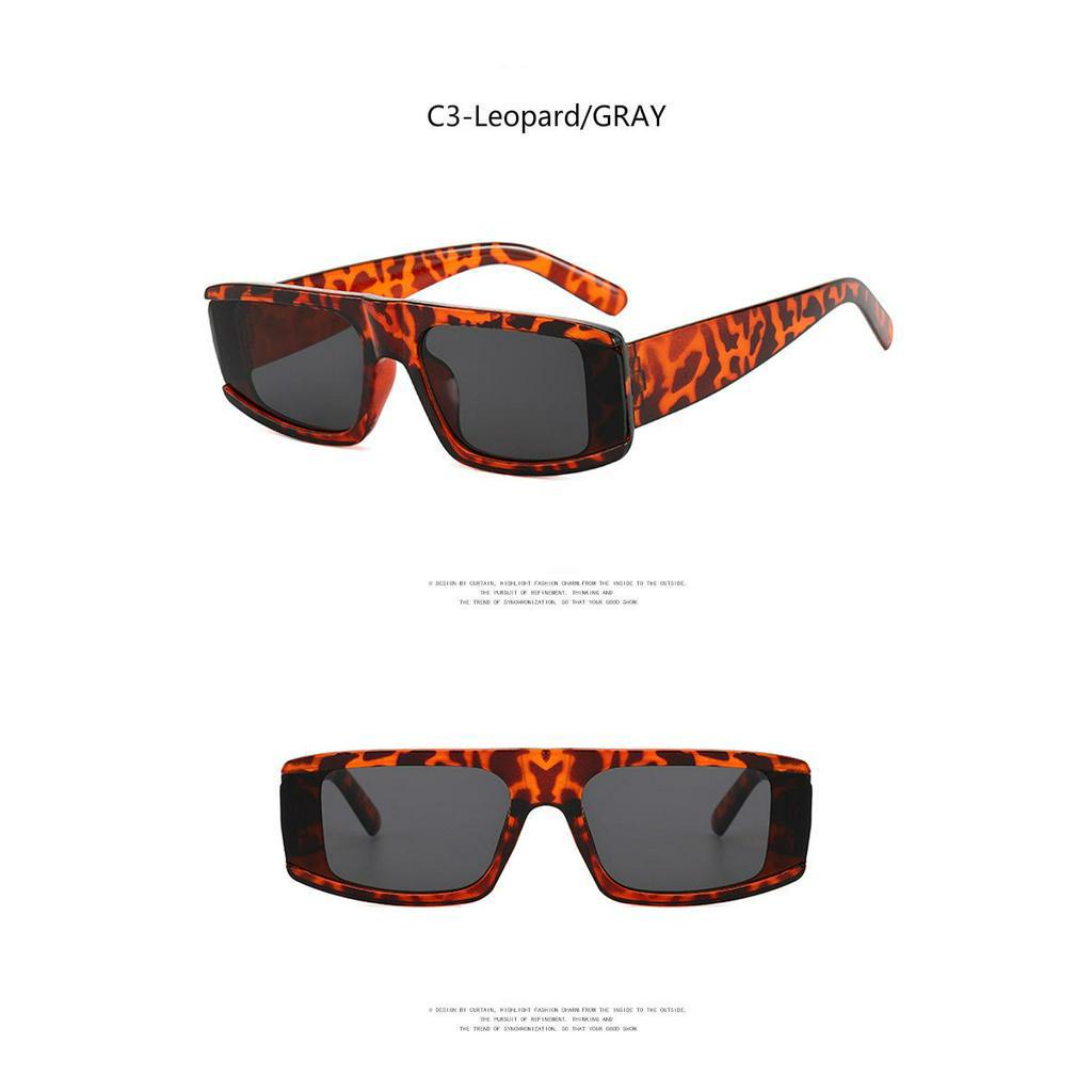 Fashion European and American square personality retro men's and women's sunglasses