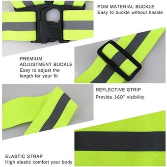 Rompi safety Karet Safety Vest Scotligh Elastic reflective Rompi V