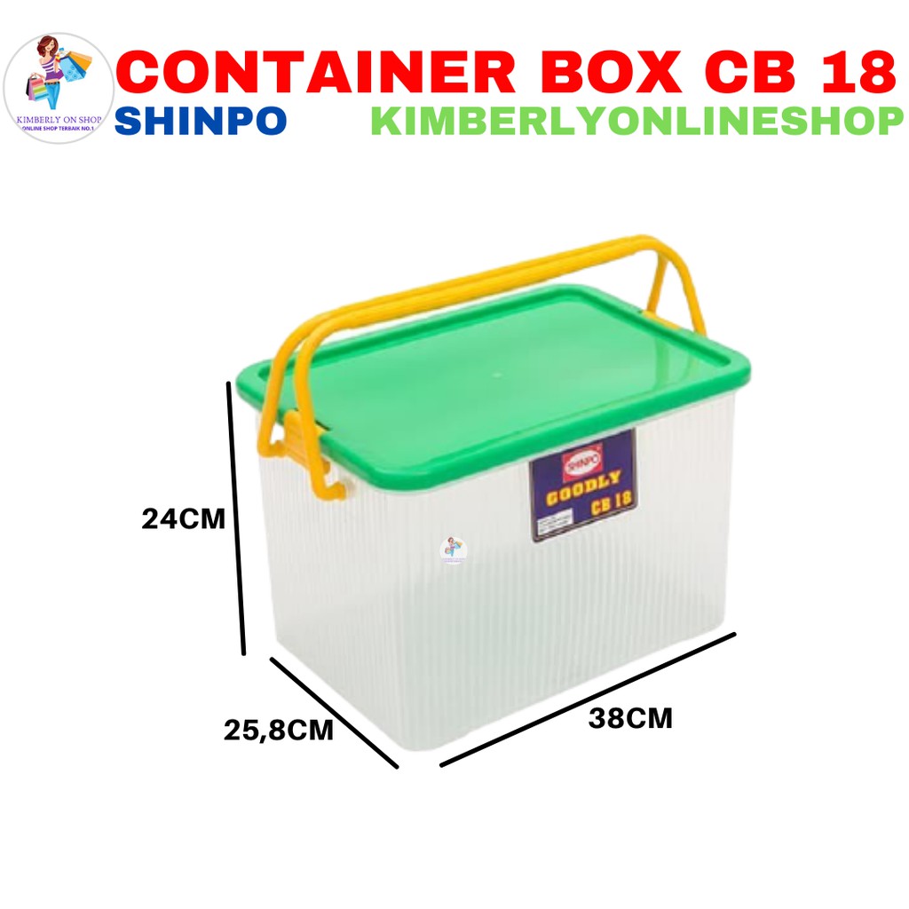 Box Plastik untuk penyimpanan serbaguna container box shinpo goodly cb18