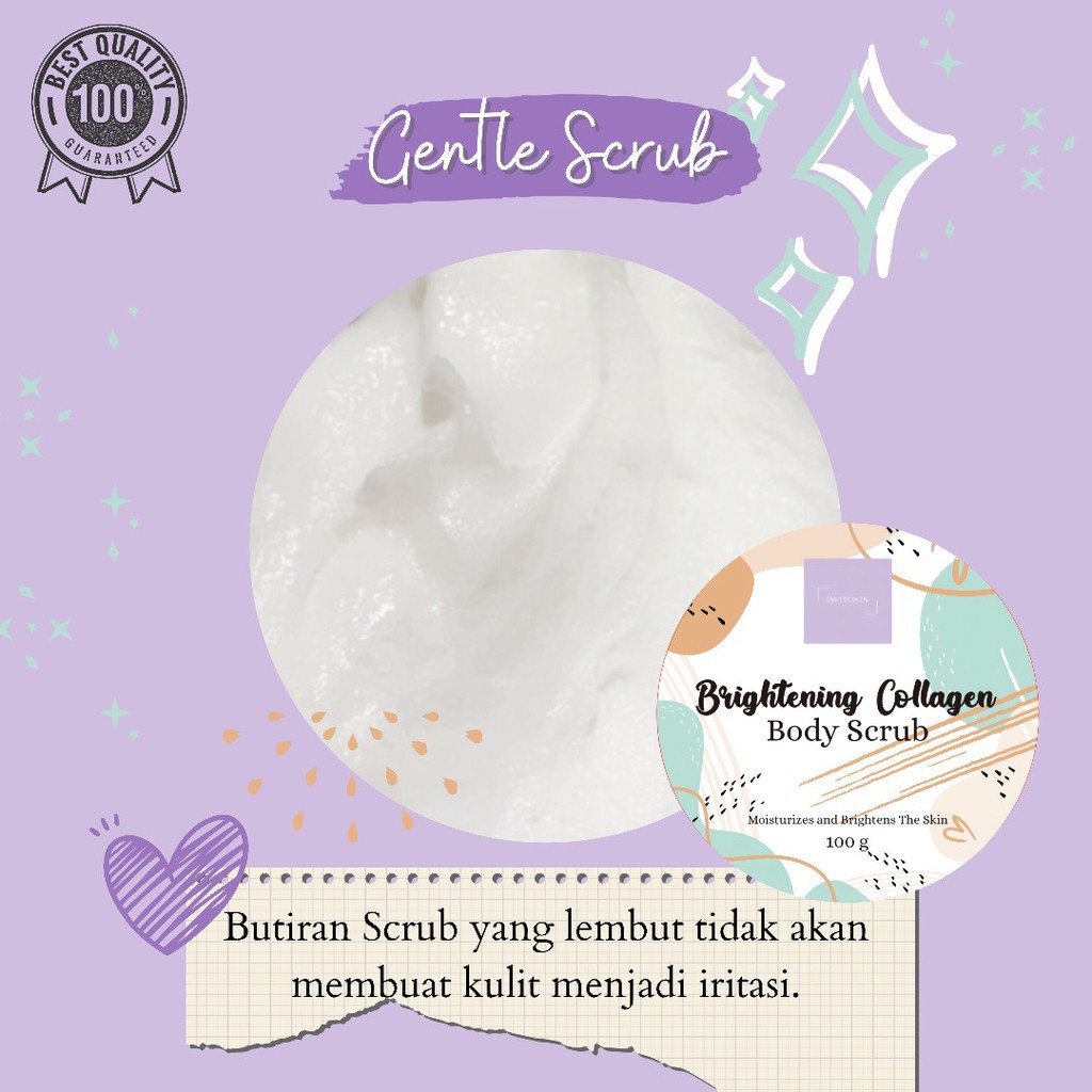 CWHITESKIN Brightening Collagen Body Scrub 100gr