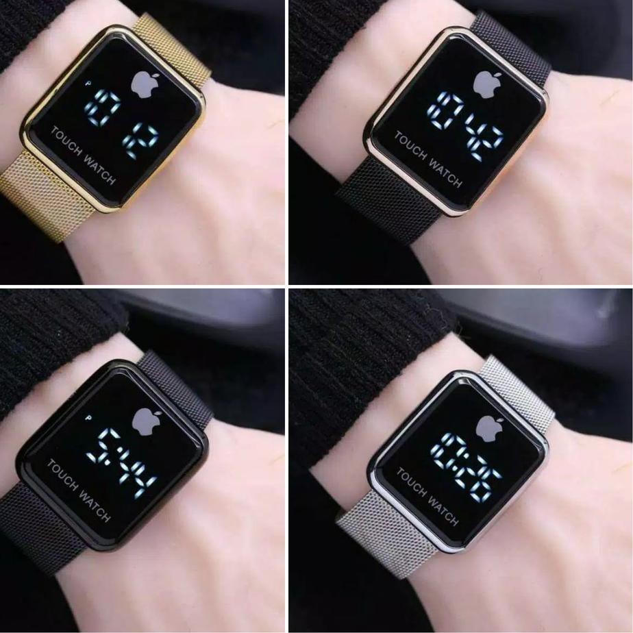 TERKINI Jam tangan wanita cewek pria cowok iphone apple touch screen semi super MURAH