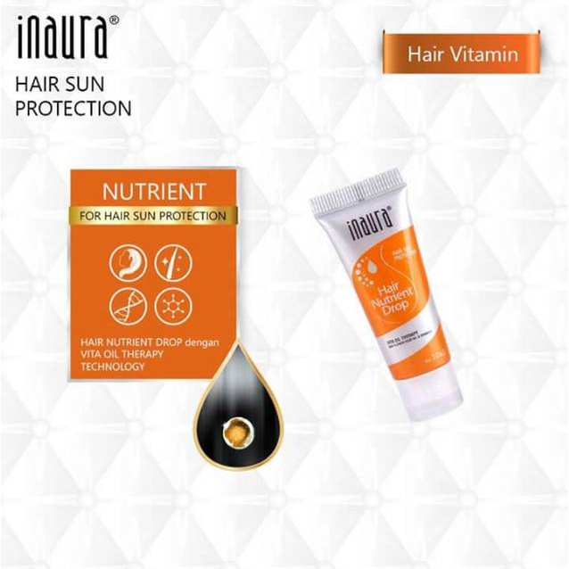 INAURA Hair Nutrient Drop Vitamin Rambut Rusak Rebonding Smoothing