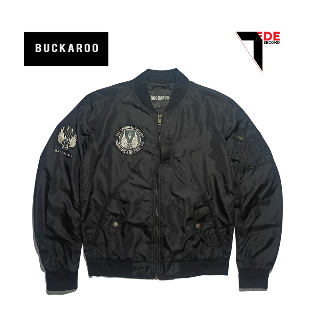 Jaket Bomber Vintage Buckaroo Second - Size L