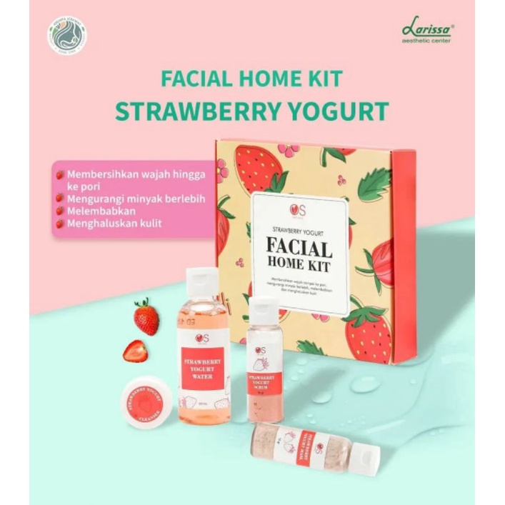 Larissa Facial Home Kit - STRAWBERRY YOGURT