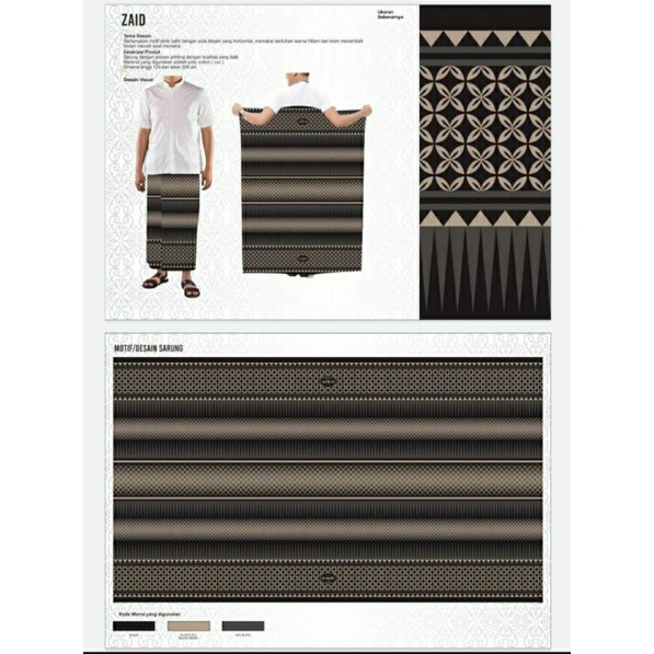 SARUNG MUTIF ZAID1 DAN ZAID2
