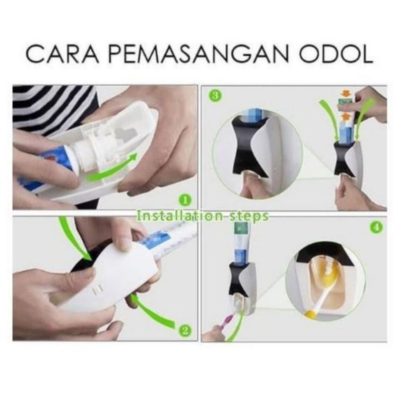 dispenser odol dan sikat gigi toothpaste dispenser model baru