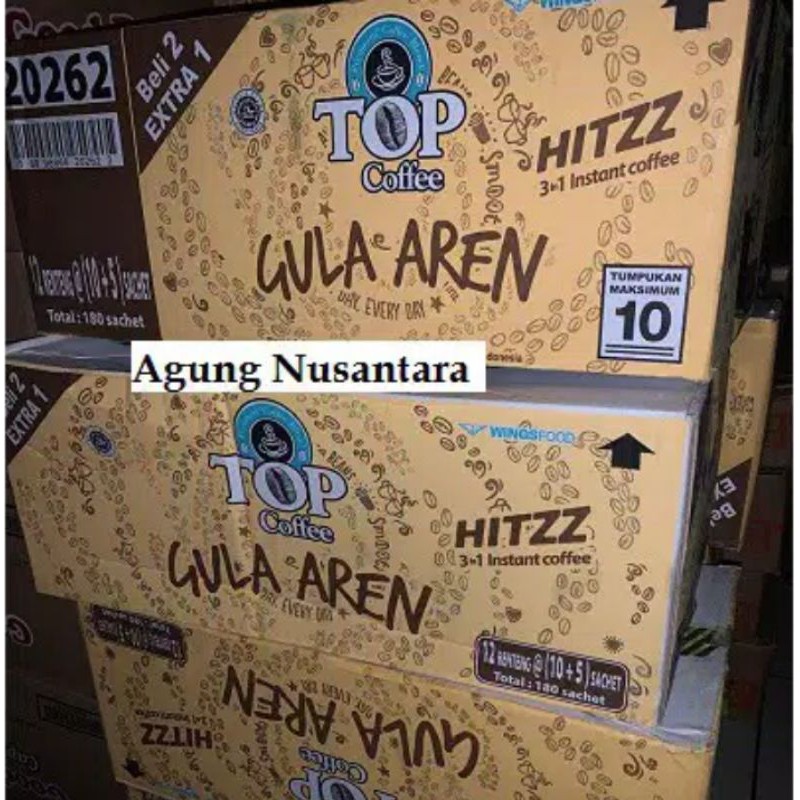 TOP Coffee Gula Aren 15 x 22gr