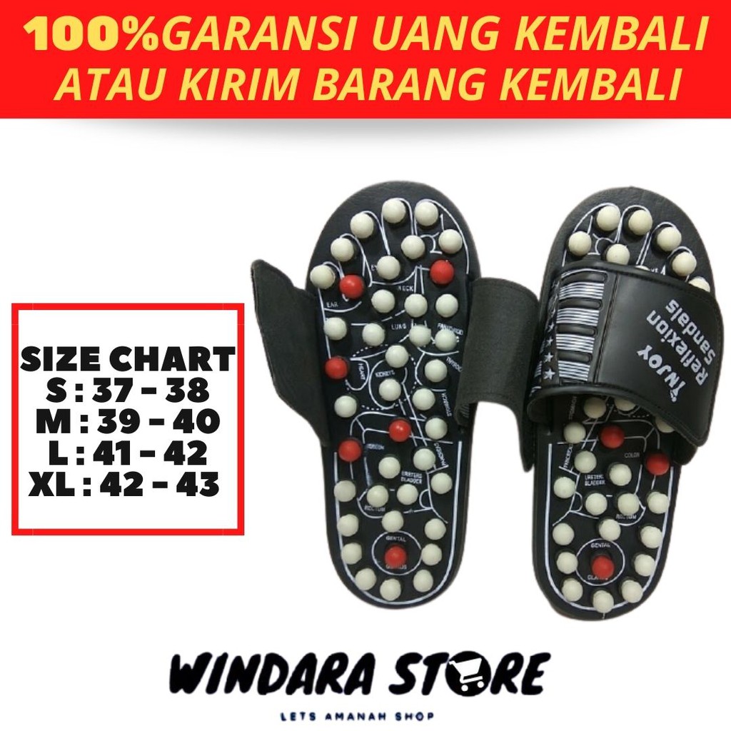  Sandal  Kesehatan Refleksi Terapi  Kaki Rematik Injoy 