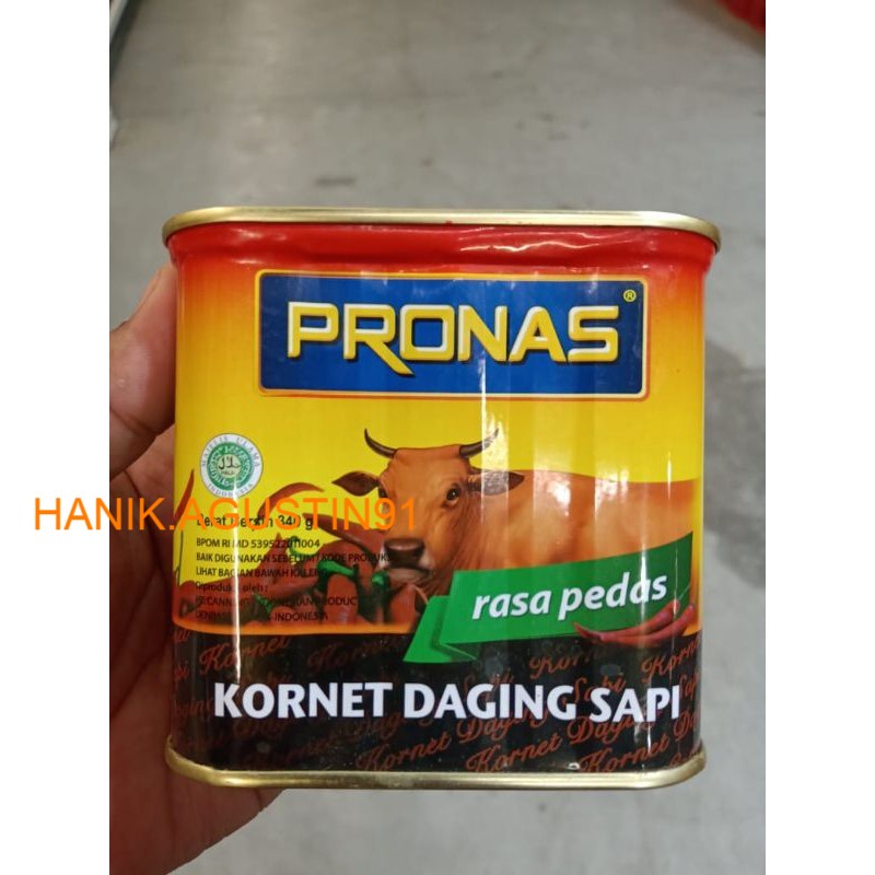 

KORNET DAGING SAPI RASA PEDAS PRONAS 340GR SS91