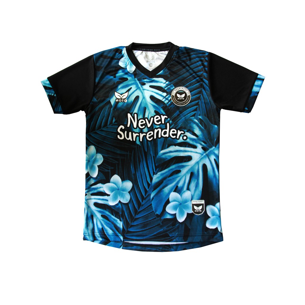 Jersey Floral Series Black 1.0 - Noto Sportswear
