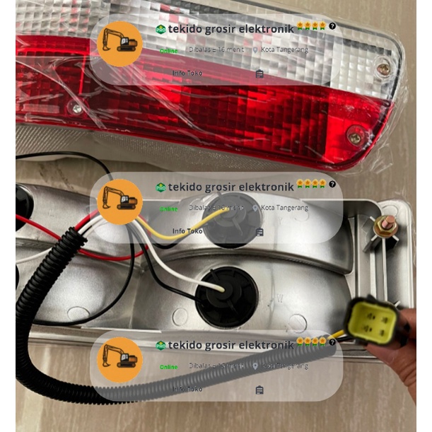 Lampu Belakang Kobelco SK200-8 SK200-6 LAMPU SEIN SK200-8 KOBELCO