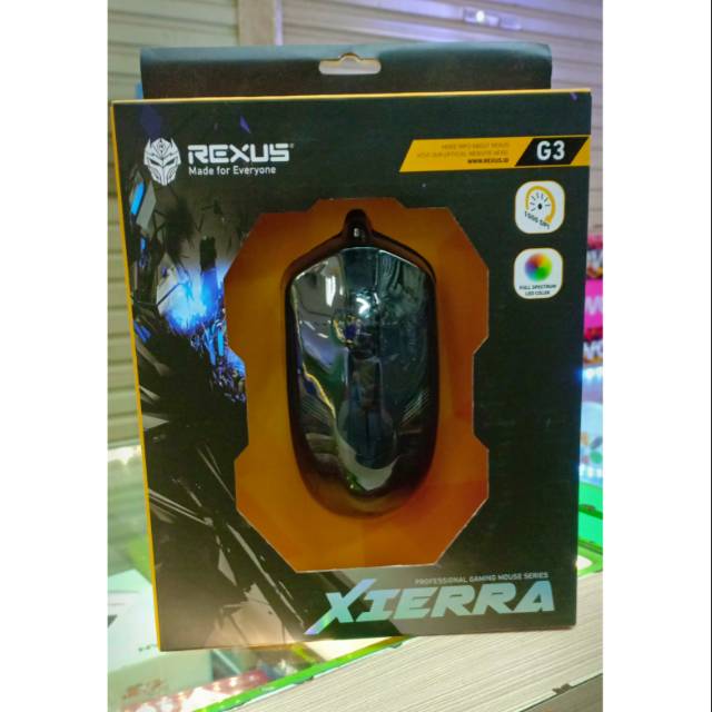 Mouse gaming rexus xierra G3