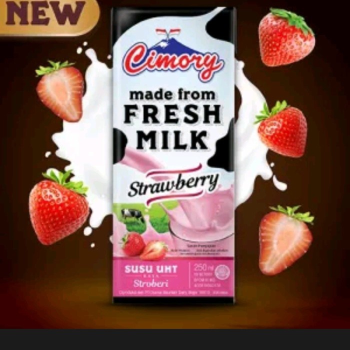 

fe20111 Susu Cimory Strawberry 250 Ml Xa201As