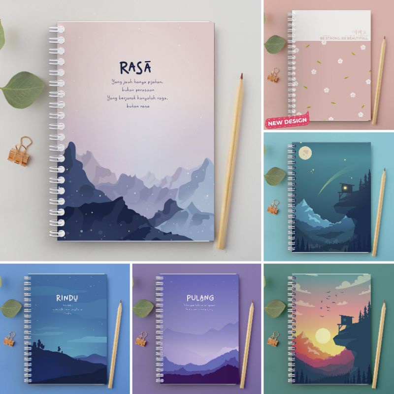 

NOTEBOOK/JURNAL GRID/DOTTED/BLANK/LINE A5/A6