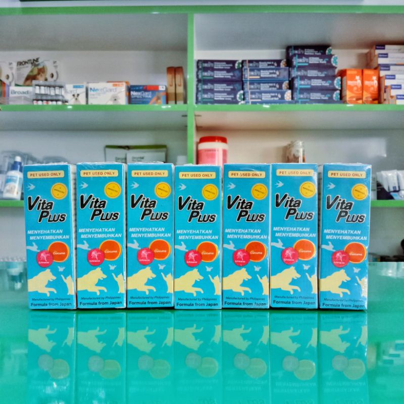 Vitamin Kucing Anjing Vitaplus 30ml / suplemen makanan hewan