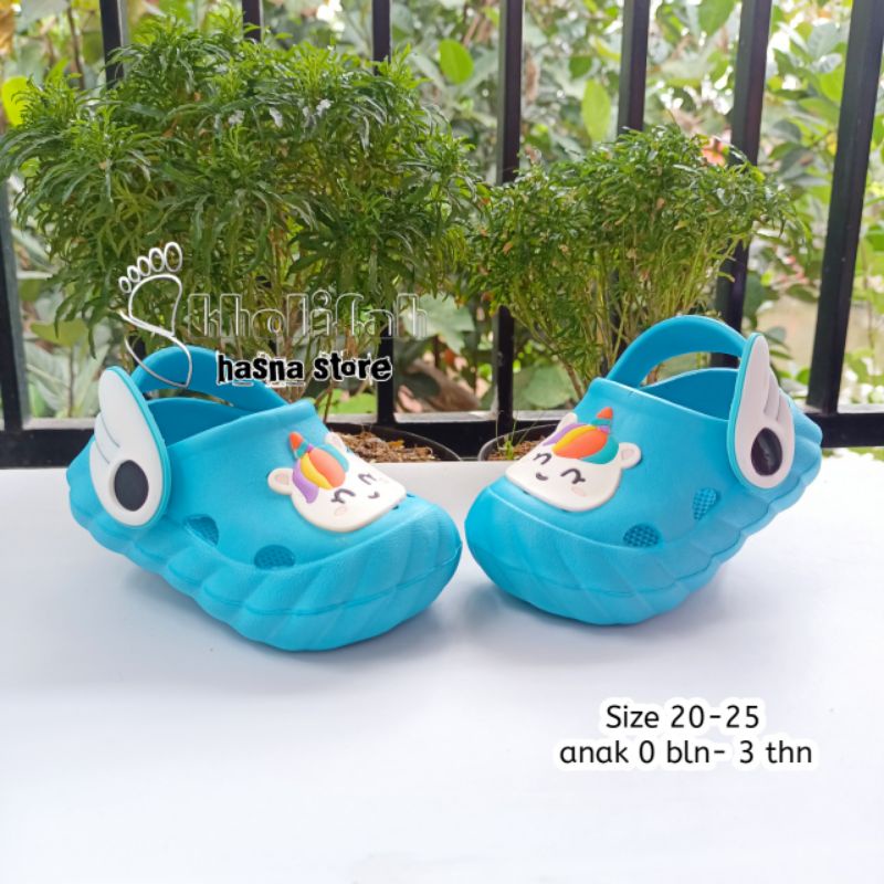 Sandal Baim Anak Perempuan Unicorn Size 20-25 Dulux 377E-UNC