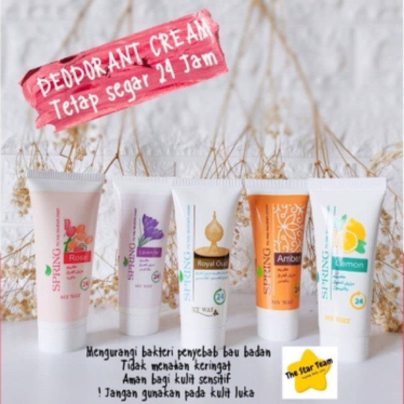 My way deodorant cream/cream pencerah ketiak
