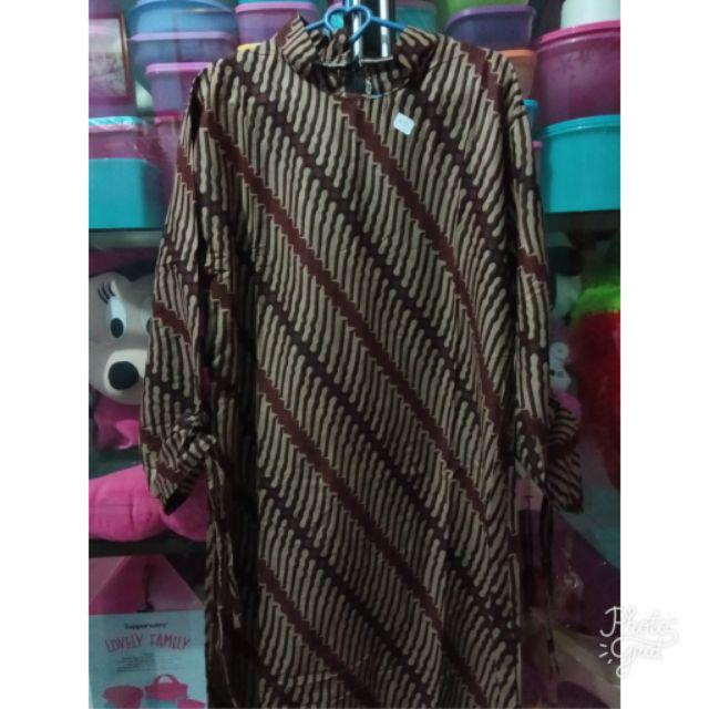 Batik Tunik Sogan Serut Rismaya Apsari Dress // Tunik Sogan Serut