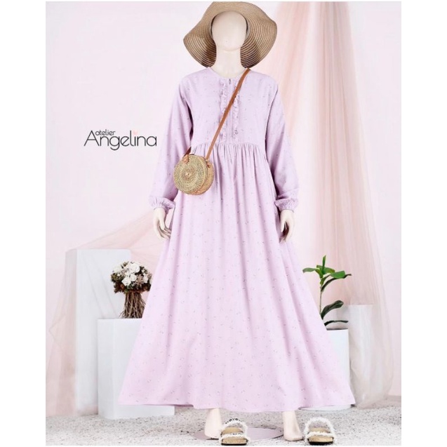 Atelier Angelina Maret Sarah Dress Tinyrose