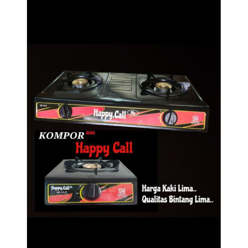 kompor happy call dua tungku