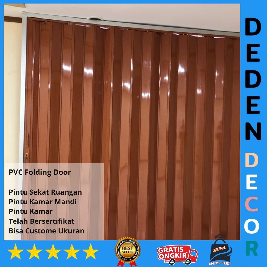 PVC FOLDING DOOR | PINTU LIPAT PLASTIK PARTISI LIPAT PLASTIK