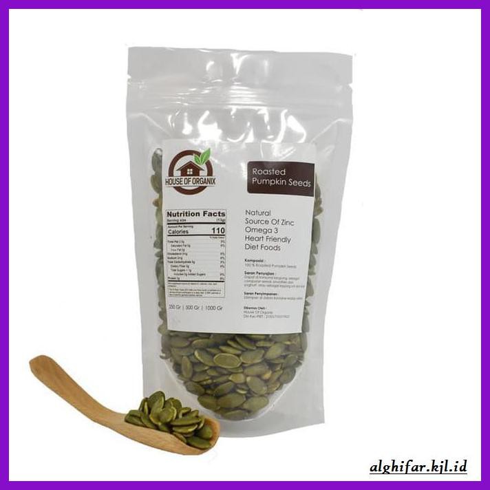

Makanan-Kering- Roasted Pumpkin Seeds ( Biji Labu Panggang ) - 250 Gr -Aneka.