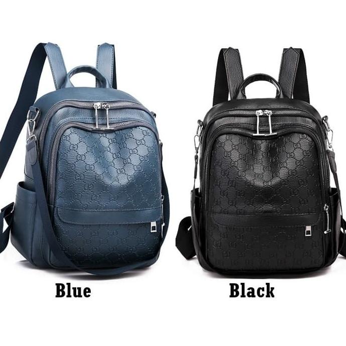 Backpack Wanita Gd57021 Tas Ransel Multifungsi Gd Kulit Kuliah Modis