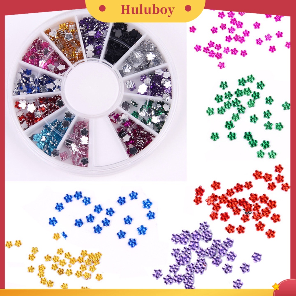 Huluboy Huluboy♡ Stiker Kuku Handmade Bahan Akrilik Dapat Dilepas Untuk Makeup Wanita