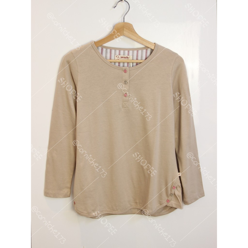 Corniche Milly Henley Cream - TS33193