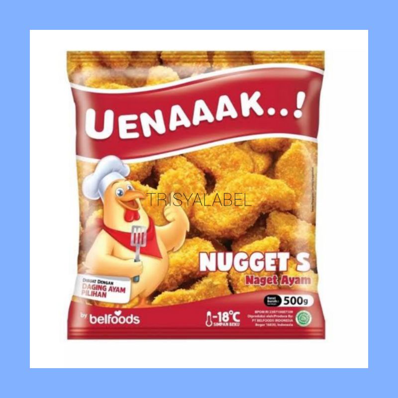 

500gr Nugget S Belfoods | Frozen Food | TrisyaLabel