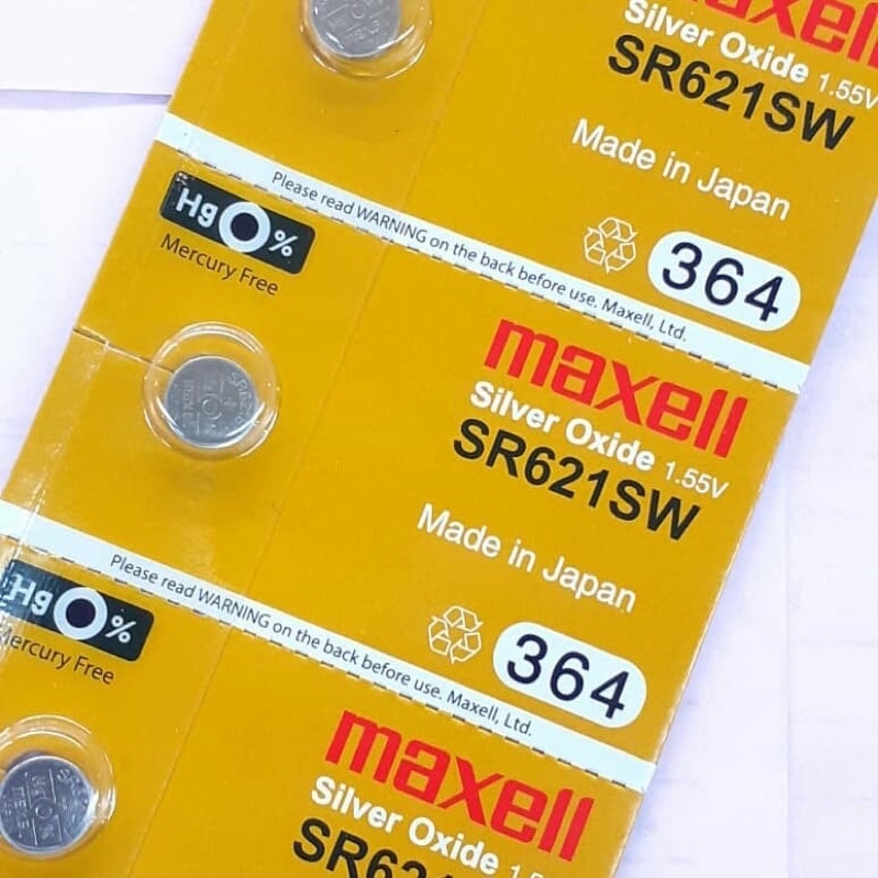 Baterai jam tangan Maxell 621 original