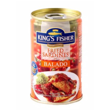 

King's Fisher Sarden Goreng Sambal Balado 155 gr