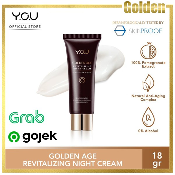 YOU Golden Age Revitalizing Night Cream 30g 18g Original