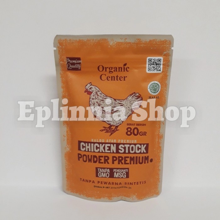 

Organic Center Chicken Stock Premium 80 gr - Kaldu Ayam Premium