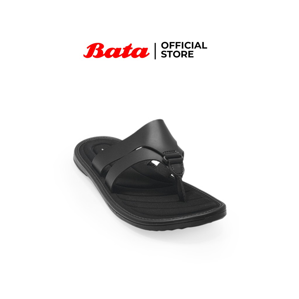 Bata Sandal Pria Sarajevo Black - 8716475