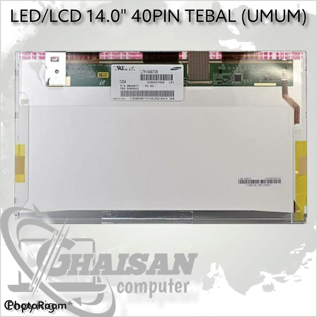 LED LCD 14.0 40PIN TEBAL FOR TOSHIBA c40 C40 C40D C40T L840 c800 C840 C845 L800 C40-A