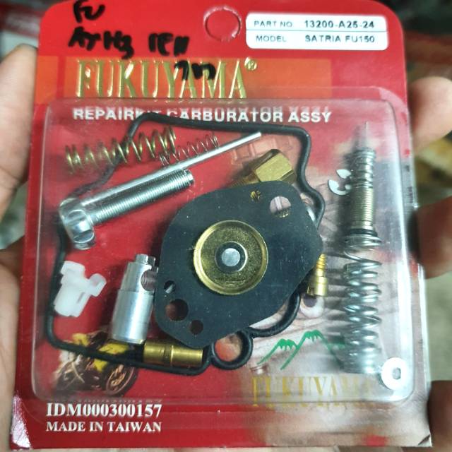 Repairkit carburator satria fu 150 fukuyama repair kit carburator assy skep komplit spuyer