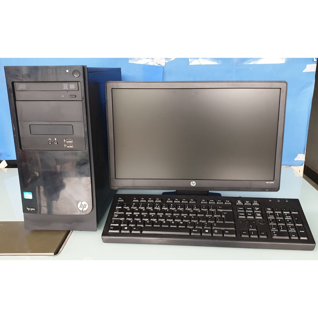 PAKET MURAH UNBK Hp pro 3330 Core-i5 HDD500 4GB DVDRW 19in Builtup