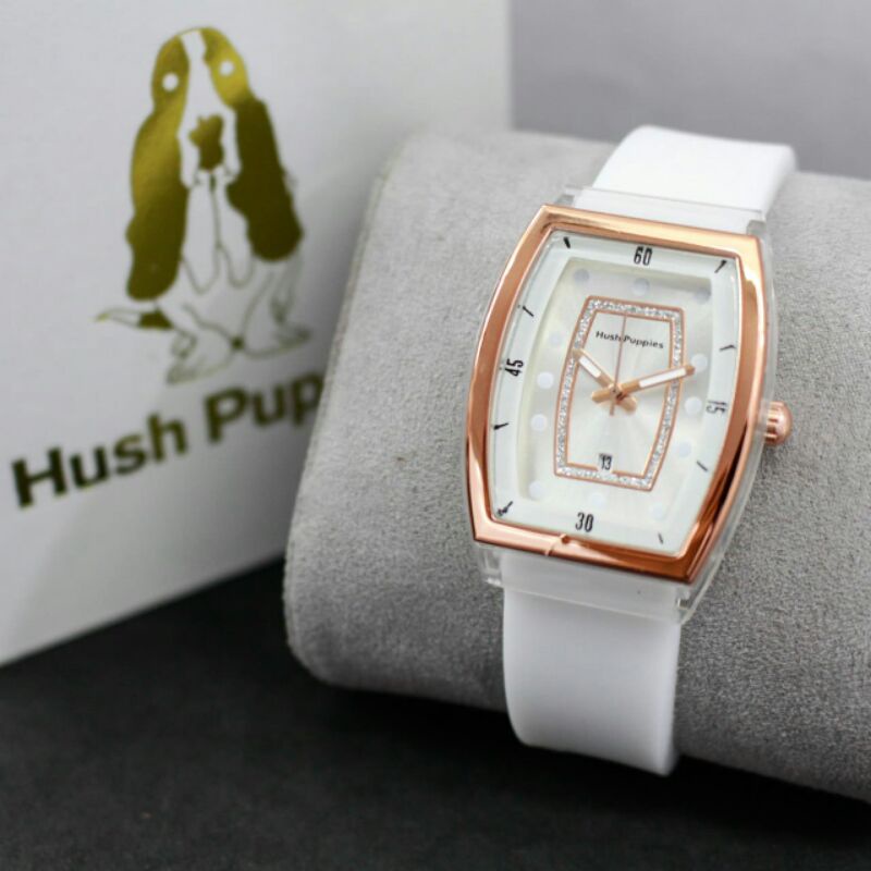 jam tangan wanita Hush puppies tali Rubber