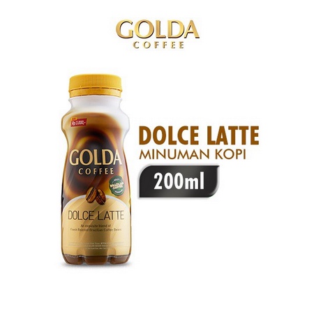 

Golda Coffee Dolce Latte - Kemasan 12 btl x 200 ml