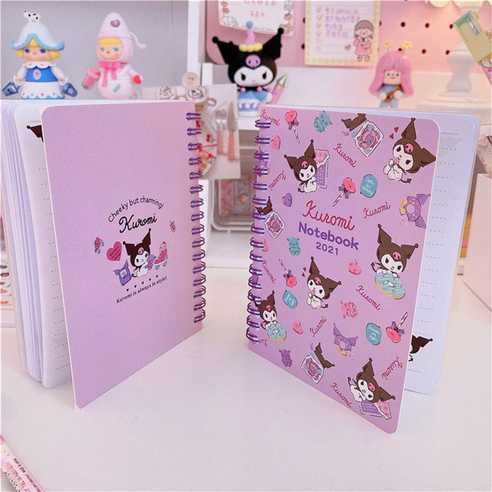 Mxbeauty Buku Catatan / Agenda / Diary Ukuran A6 Gaya Jepang Motif Kartun Melody Untuk Pelajar