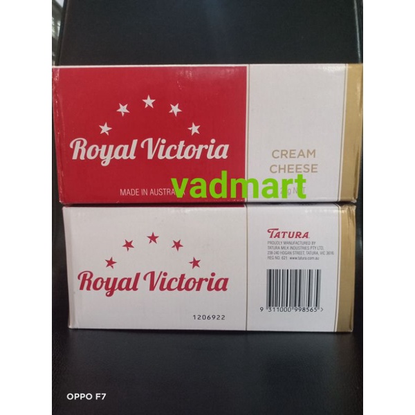 

cream cheese tatura royal victoria