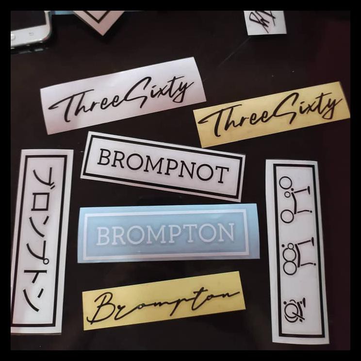 Cutting Stiker Sepeda Lipat