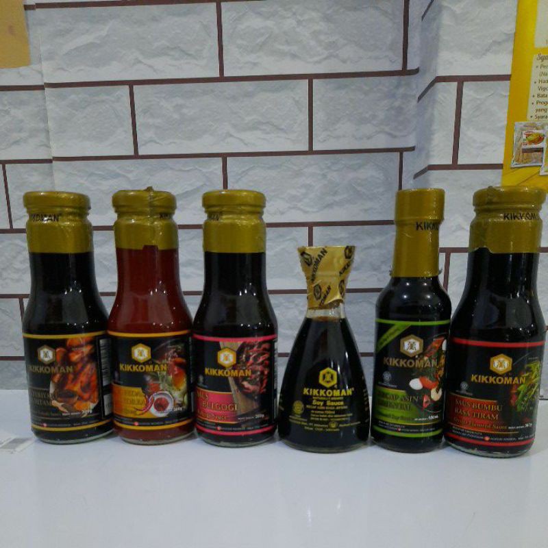 

KIKKOMAN SAUS PEDAS ALA KOREA GOCHUJANG, SAUS TERIYAKI LADA HITAM, BULGOGI, SAU TIRAM, KECAP ASIN