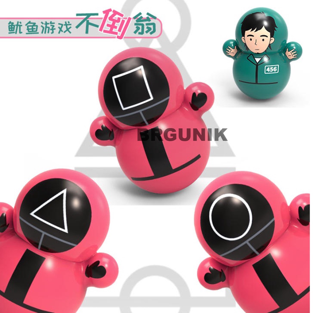 BRGUNIK Squid Game Tumbler Stress Relief Toy / Mainan Anak / Mainan bayi Tumbler Hewan Lucu T003