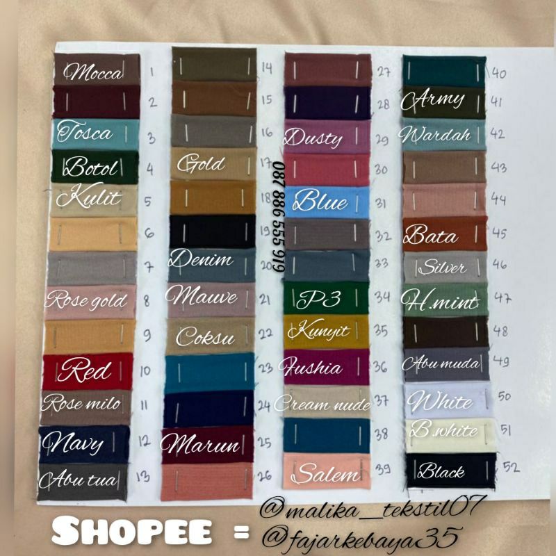 bahan wolfis, bahan krudung, bahan gamis