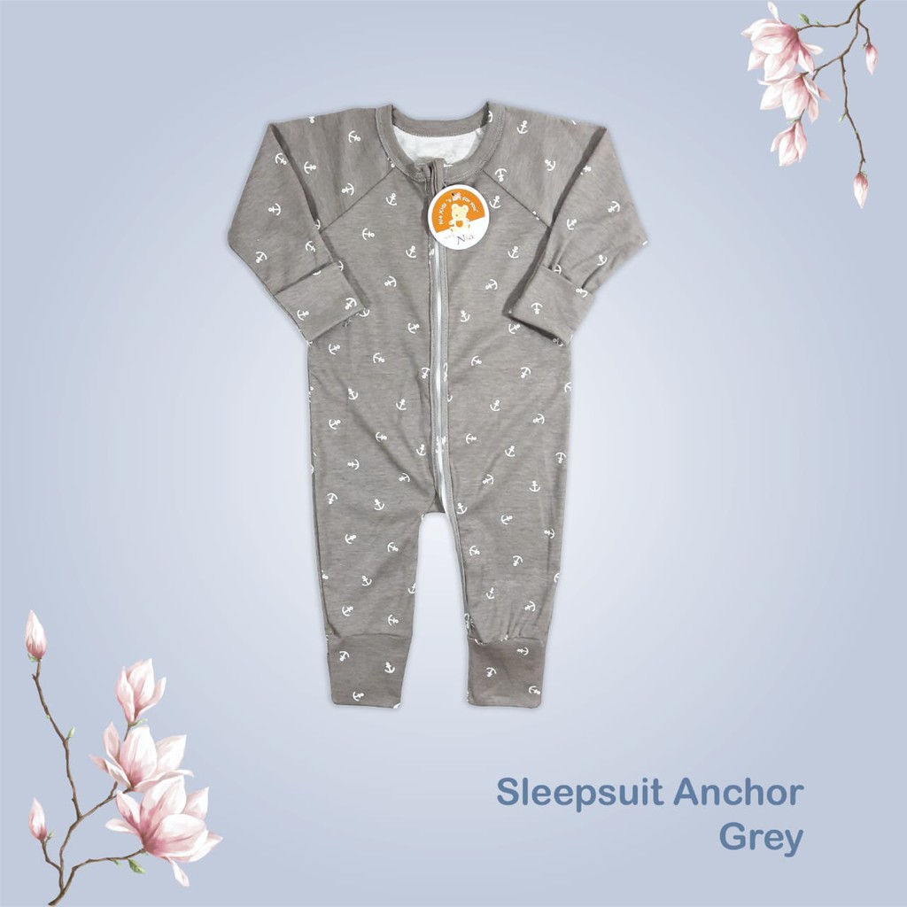 Promo !! SLEEPSUIT BAYI NIA PREMIUM SERIES ANCHOR - BAJU TIDUR BAYI