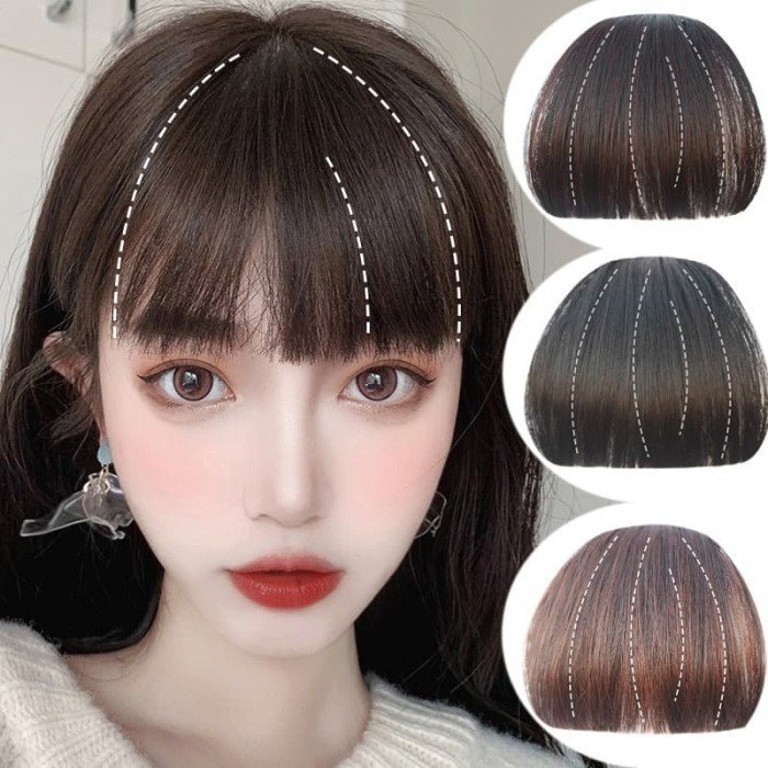 PB poni clip tebal bob jepang japan bang hair clip klip rambut palsu