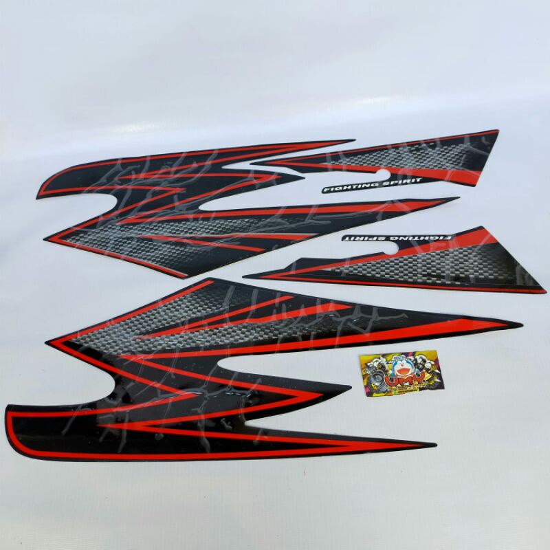 striping RX king setriping RX king sticker RX king stiker RX king list body rx king tahun 2003 merah