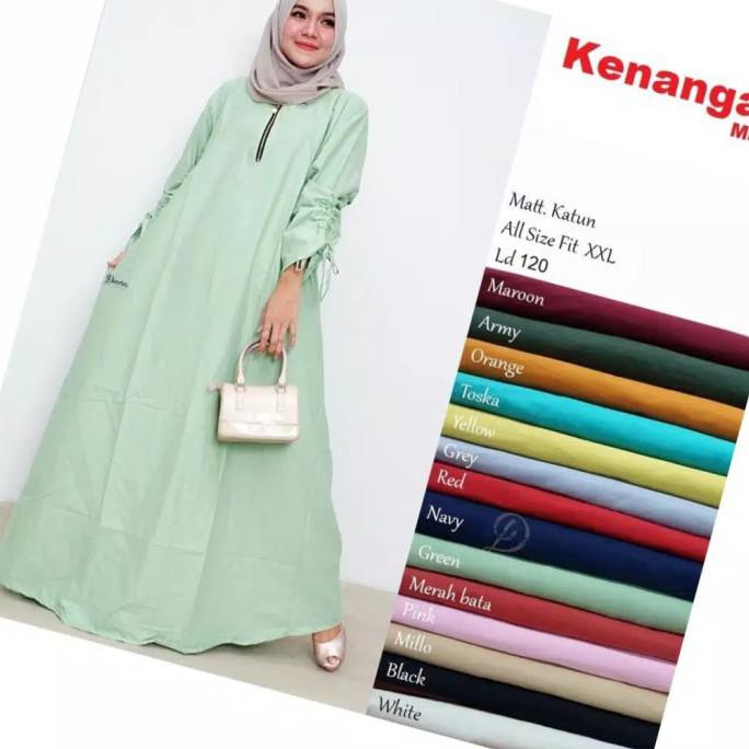TERMURAH Gamis jumbo ld 120 wanita muslim - Bata